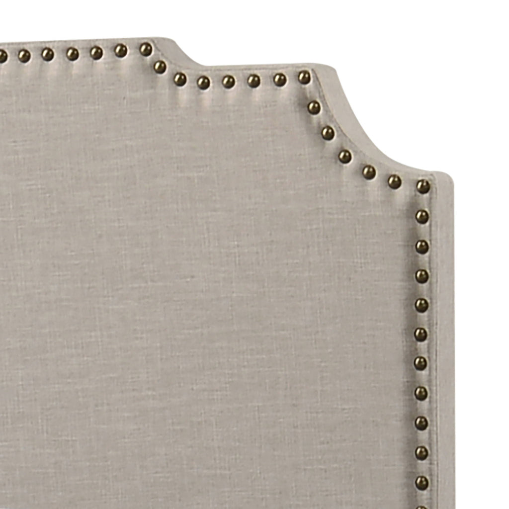 Tamarac Upholstered Full Panel Bed Beige