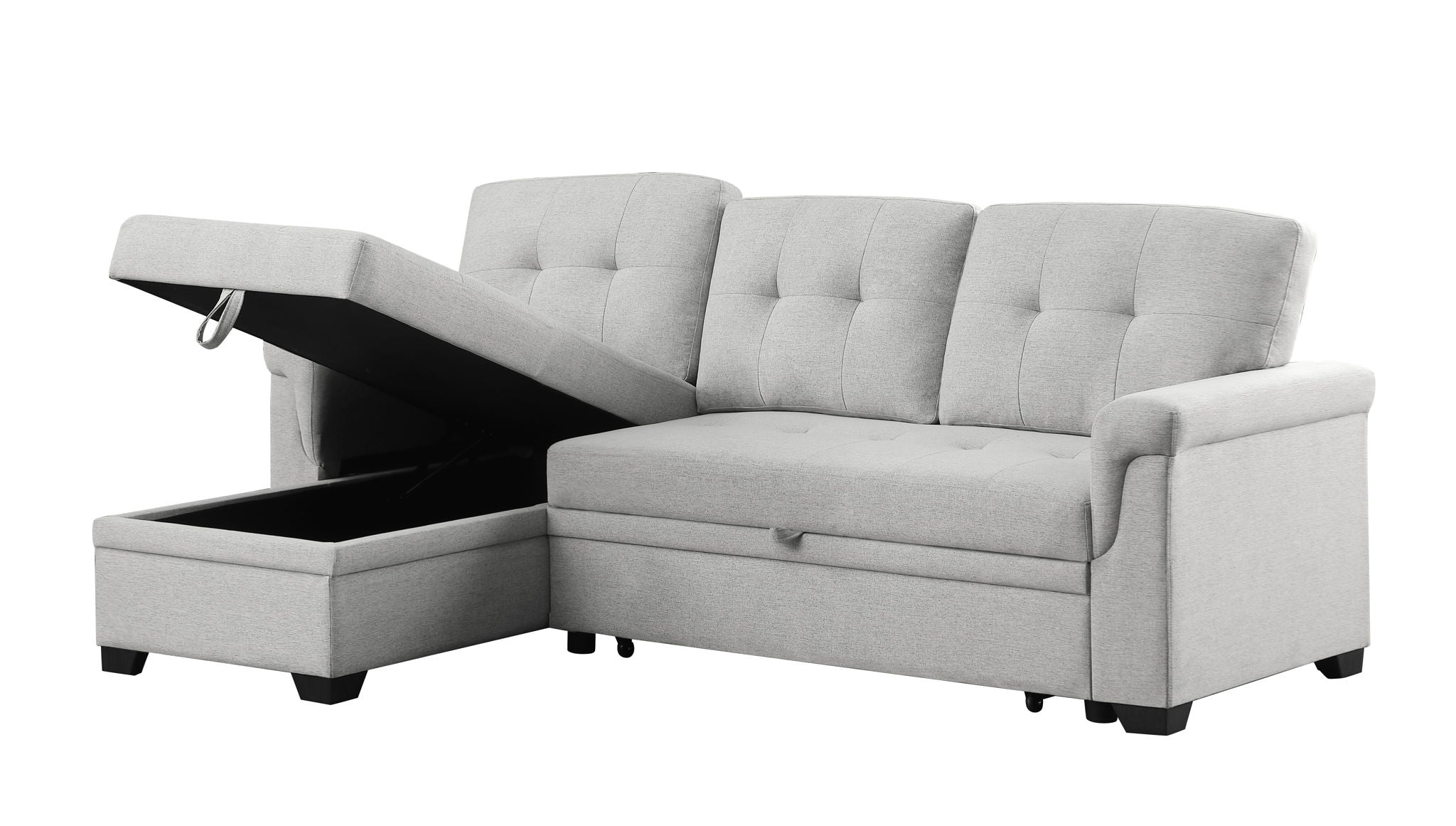Sierra - Reversible Sleeper Sectional Sofa With Storage Chaise