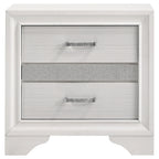 Miranda 3-drawer Nightstand Bedside Table White