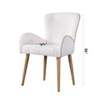 Qwin - Boucle Side Chair (Set of 2) - Beige