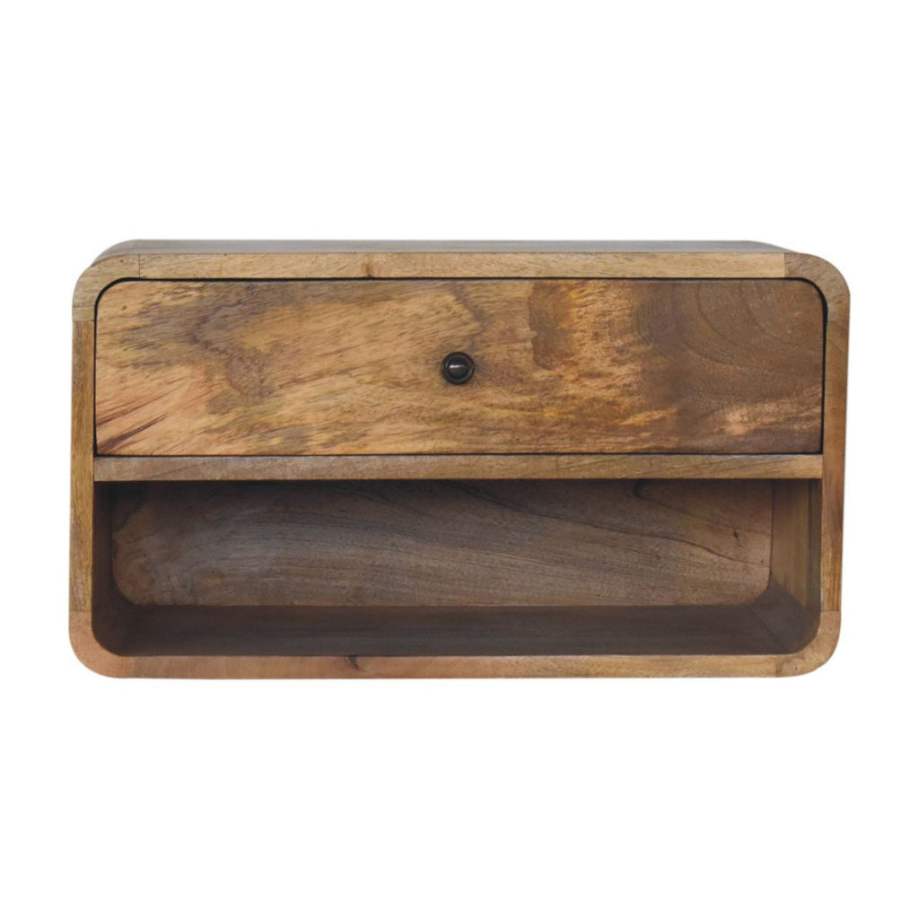 Curve Upper Slot Floating Nightstand