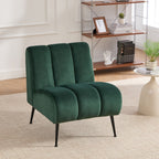 Upholstered Armless Chair For Living Room