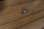 Feddinger - Five Drawer Chest - Medium Brown