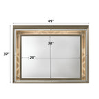 Skylar - Mirror With LED - Champagne