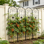 Garden Metal Trellis Rustproof Trellis For Climbing Plants Outdoor Flower Support