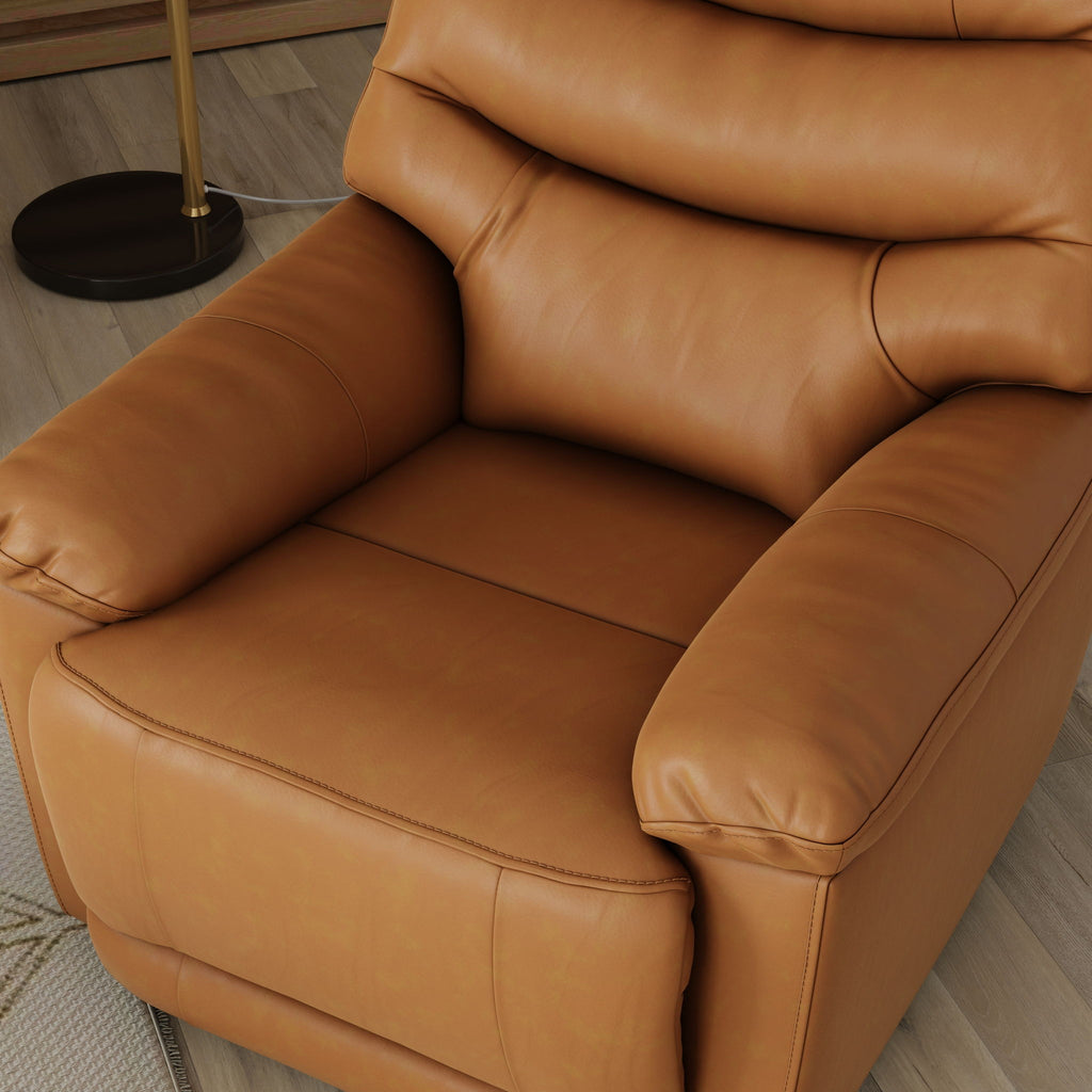 Oslo Antelope - Swivel Glider Recliner With Manual Footrest