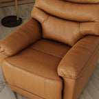 Oslo Antelope - Swivel Glider Recliner With Manual Footrest