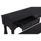 Long Console Table With Drawers And Shelf