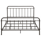 Livingston Metal Eastern King Open Frame Bed Dark Bronze