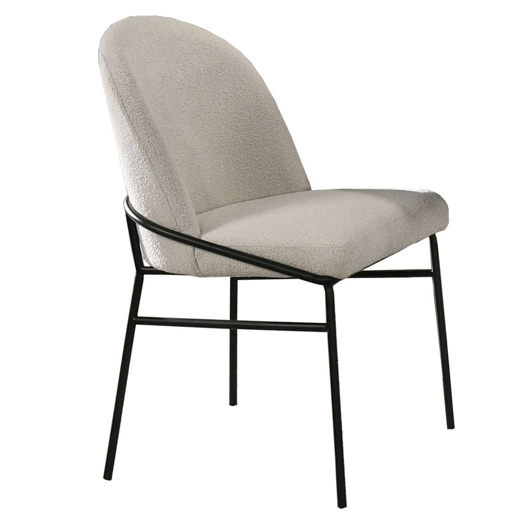 Lark - Side Chair (Set of 2) - White / Black