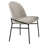 Lark - Side Chair (Set of 2) - White / Black