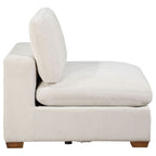 Lakeview 5-piece Upholstered Modular Sectional Sofa Ivory