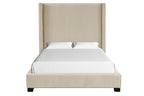 Upholstered Bed, Space-Saving Design