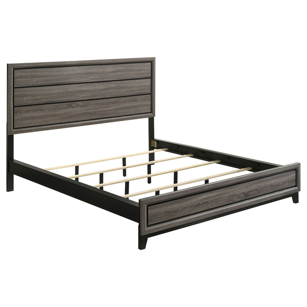 Watson Four-piece California King Bedroom Set Grey Oak