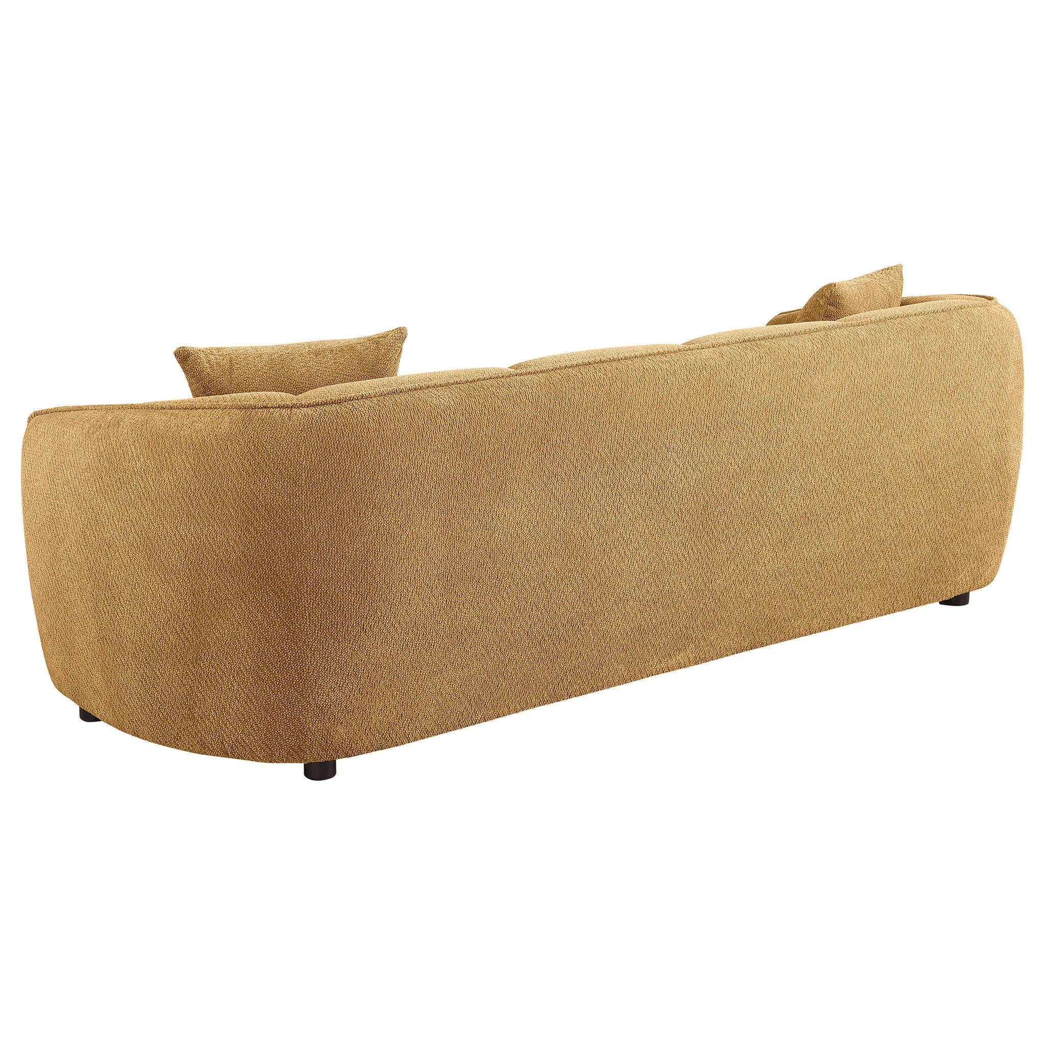 Aleisha 3-piece Fabric Upholstered Sofa Set Mustard Yellow