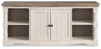 Havalance - Extra Large TV Stand - 2 Doors - Brown / Beige