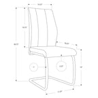 Dining Chair, Side, Upholstered For Dining Room, Contemporary & Modern (Set of 2)