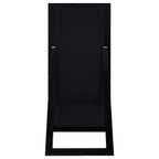 Cadence Tempered Glass Full Length Standing Mirror Black Oak