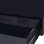 Coleen - High Gloss Writing Desk With USB