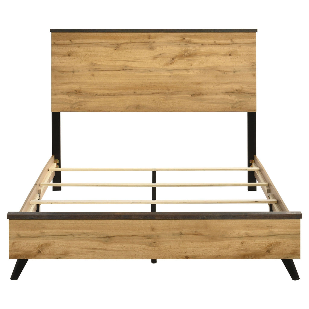 Kaywood 52-inch Queen Panel Bed Natural Pine