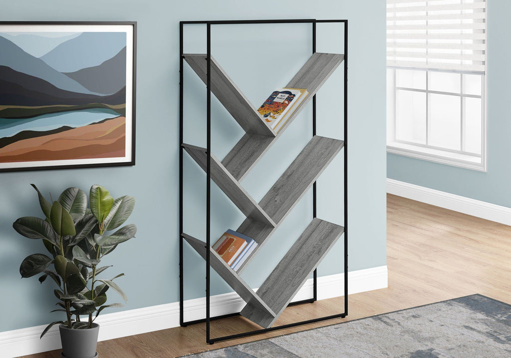 Bookshelf, Bookcase, Etagere, 3 Tier, Office, Contemporary & Modern