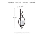 Ogaleesha - Wall Sconce - Brown