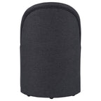 Aubrey Upholstered Barrel Dining Side Chair Charcoal (Set of 2)