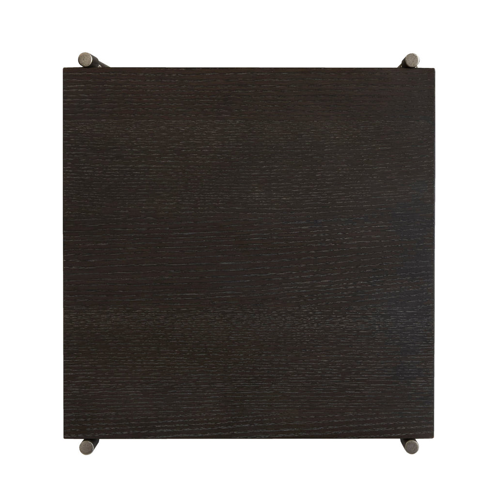 Spencer - Rectangular Accent Table - Dark Briarsmoke