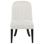Leandro Upholstered Dining Side Chair Cream (Set of 2)