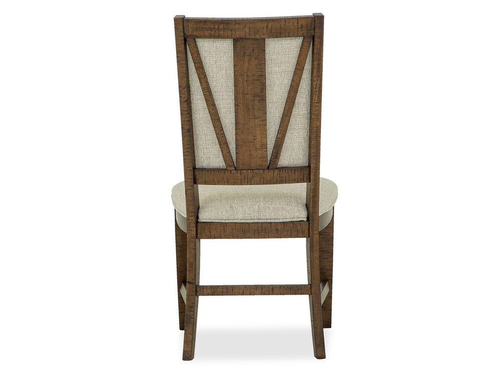Bay Creek - Step Up Side Chair With Upholstered Seat & Back (Set of 2) - Toasted Nutmeg