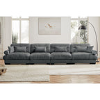 Super Comfort Oversized Modular Sectional Sofa, Deep Seat Convertible L Shaped Couch
