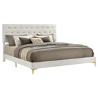 Kendall Upholstered Eastern King Panel Bed White