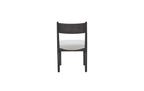 Comfortable Upholstery Cresent Chair (Set of 2) - Peppercorn