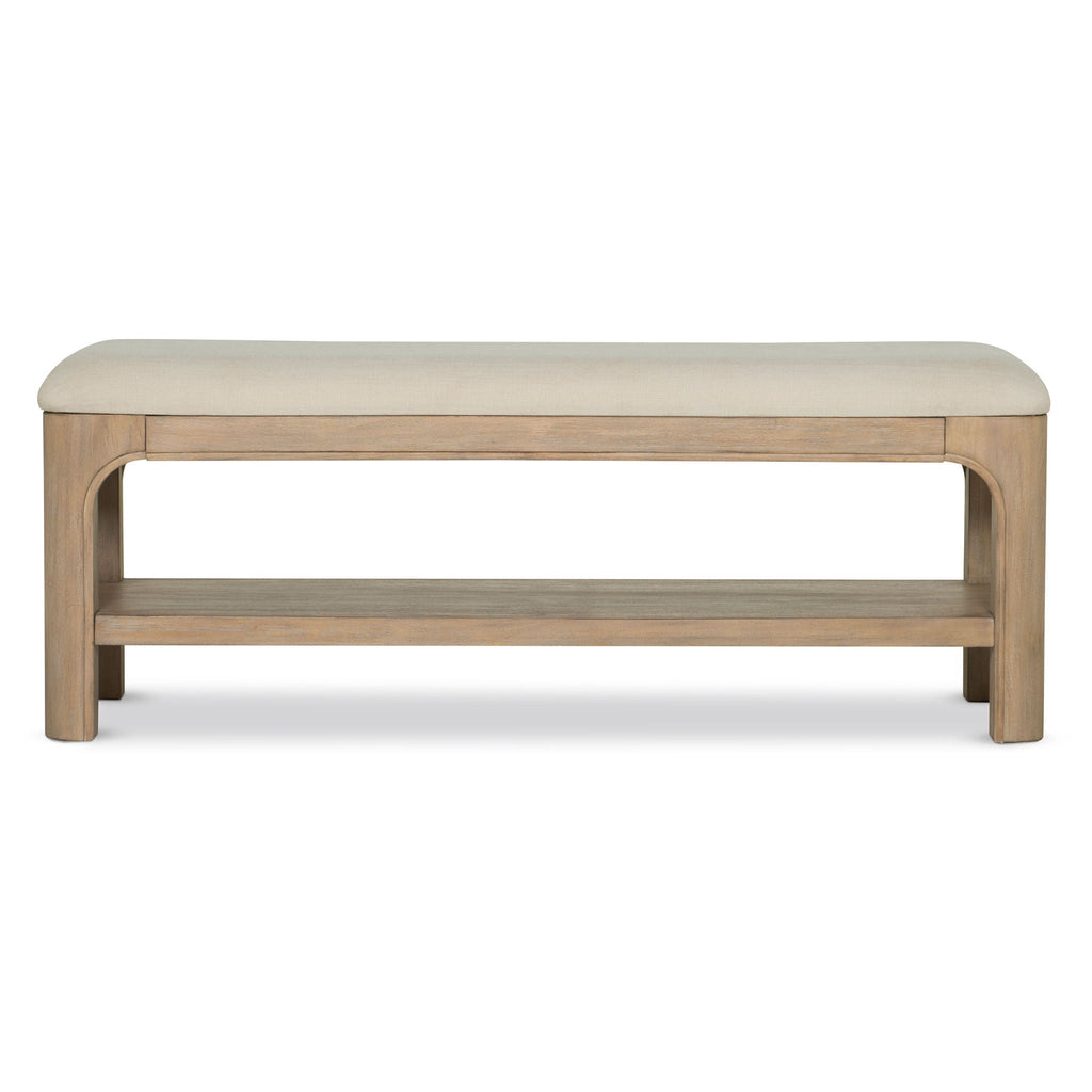 Solano 52-inch Bedroom Bed End Bench Weathered Mango
