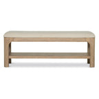 Solano 52-inch Bedroom Bed End Bench Weathered Mango