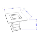 Ariya - 5 Pieces Bar Table And Bar Stool Set