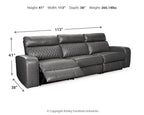 Samperstone - Power Reclining Sectional