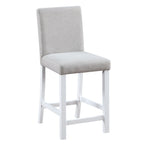 5 Piece Counter Height Table Set, Square Table And 4 Upholstered Chairs