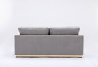 Valin - Linen Sofa For Living Room - Gray