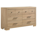 Arielle 5-piece Eastern King Bedroom Set Light Oak