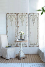 Set Of Large Wooden Rectangle Hanging Panels