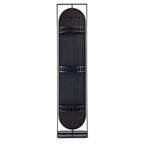 Full Length Standing Mirror, 360° Swivel Floor Mirror For Bedroom - Black