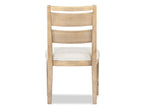 Somerset - Dining Side Chair With Upholstered Seat (Set of 2) - Butternut and Omari Natural