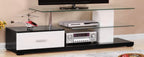 Ivana - TV Stand - White / Black