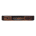 Lunar - 2 Drawer Floating Console - Chestnut