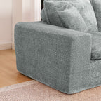 Sectional Sofa With Moveable Ottoman