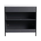 Contemporary Freestanding Bathroom Vanity With Adjustable Shelves
