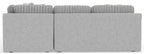 Logan - Upholstered Sectional With Comfort Coil Seating - 46" Cocktail Ottoman And Accent Pillows Included