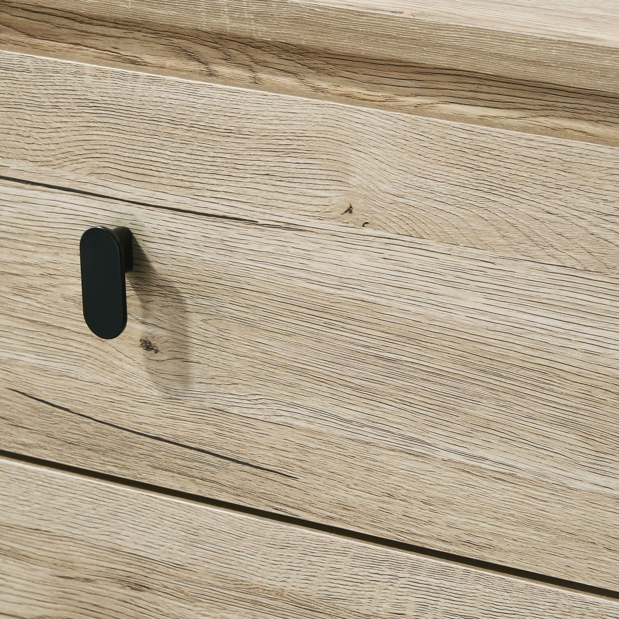 Dresser, 6 Drawers Storage - Beige