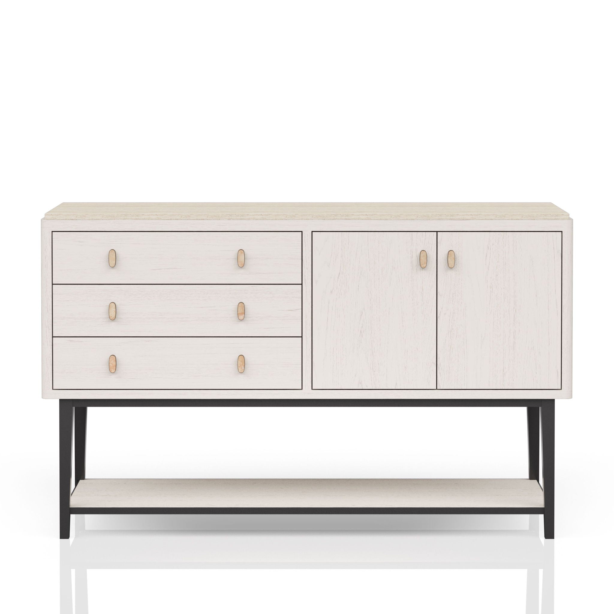 Server With Base - White